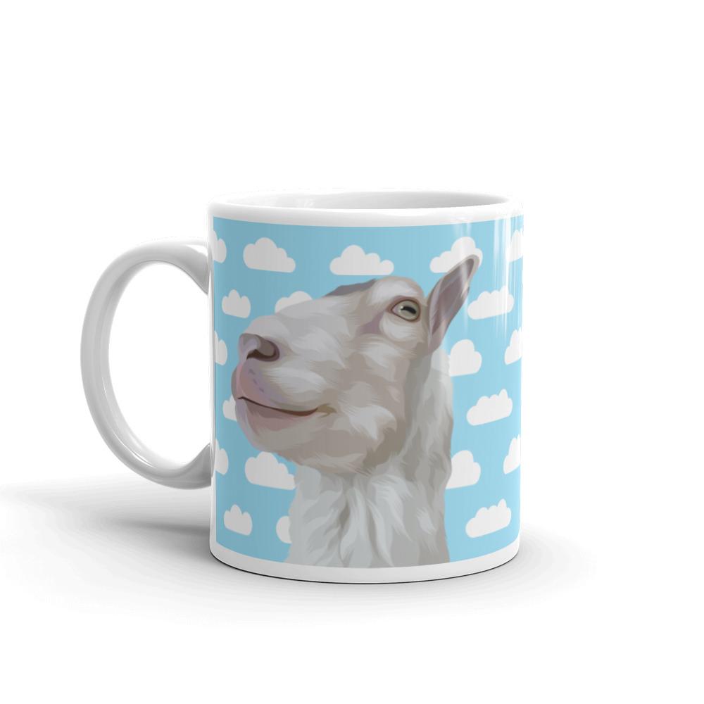 Custom Pet Art Mug with Pattern Background