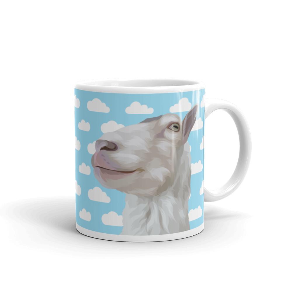 Custom Pet Art Mug with Pattern Background